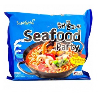 Суп рамен с морепродуктами Seafood Party Samyang /острый/ 125 г
